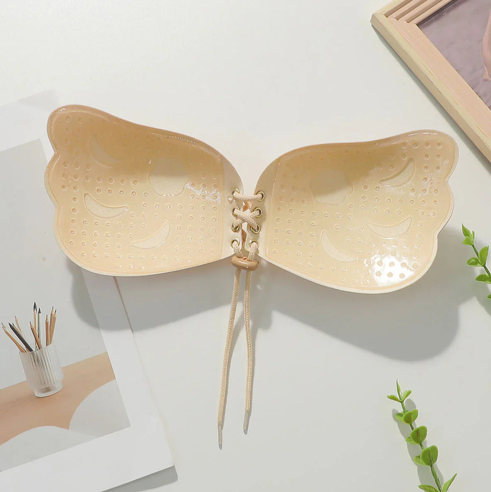 Women Sticky Bra Backless Strapless Bra Push Up Breathable Underwear Adhesive Invisible Lift Up Bras - Viomisha