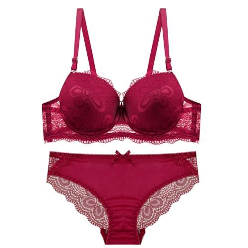 Underwire Lace Bra & Panty Set | Full Support & Elegant Design - Viomisha