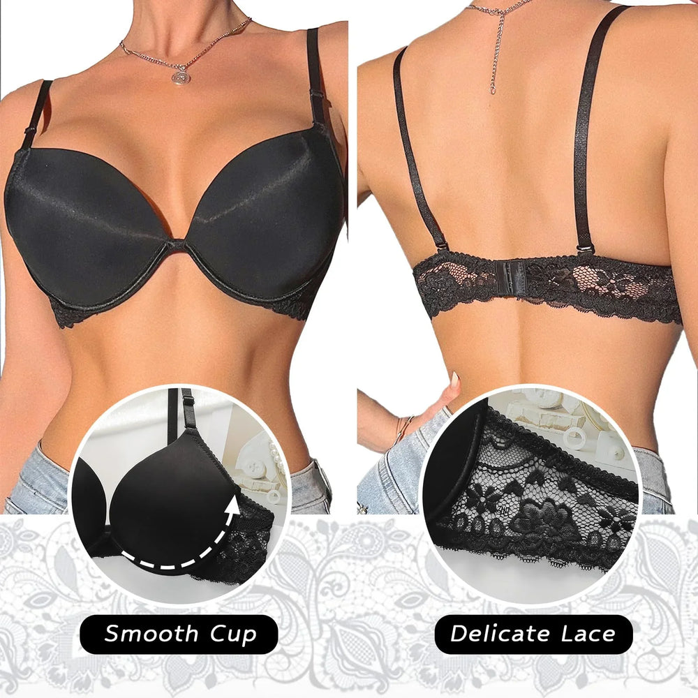 Viomisha Sexy Push-up Bra With Underwire Half Cup Bras Wire Bra - Viomisha